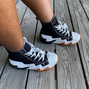 Black Platform Sneakers